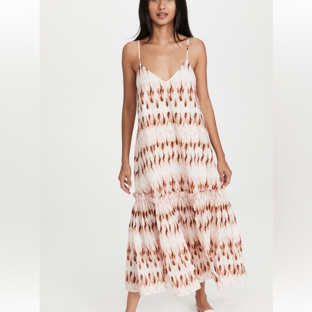A.L.C. colette maxi dress in pink mojave Sz 2